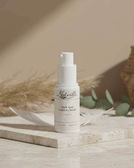Natrille Dark Spot Corrector with white feather