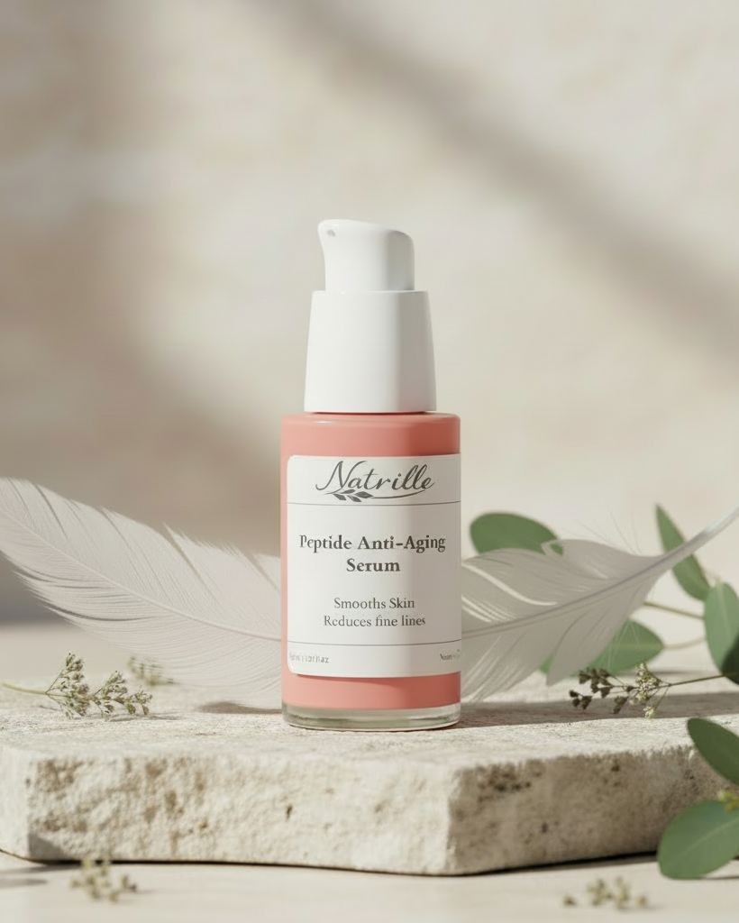 Natrille Peptide Anti-Aging Serum with Thin Realistic Feather